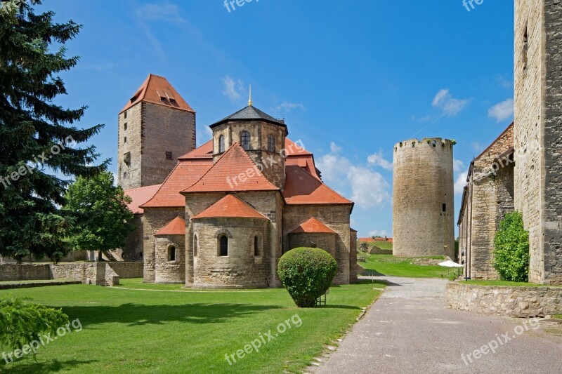 Castle Querfurt Saxony-anhalt Germany Architecture