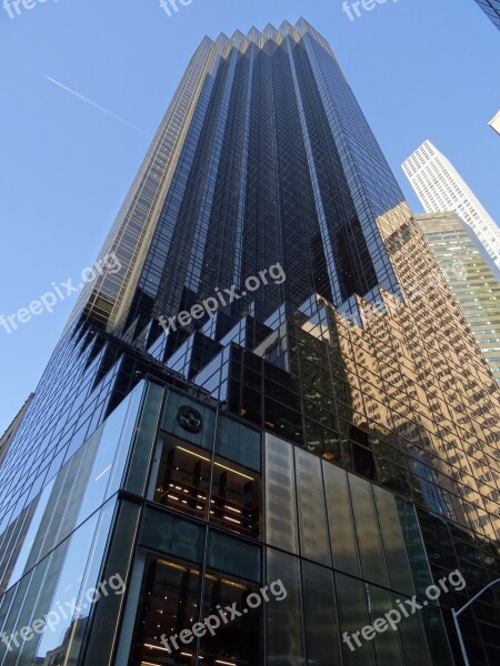 Trump Tower Architecture Manhattan New York International Style