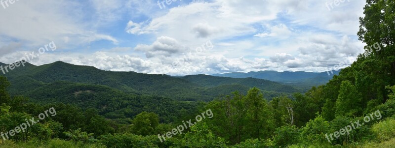 Landscape Mountains Nature Mountain Landscape Green