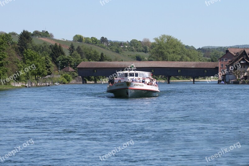 Shipping Rhine River Water Boats