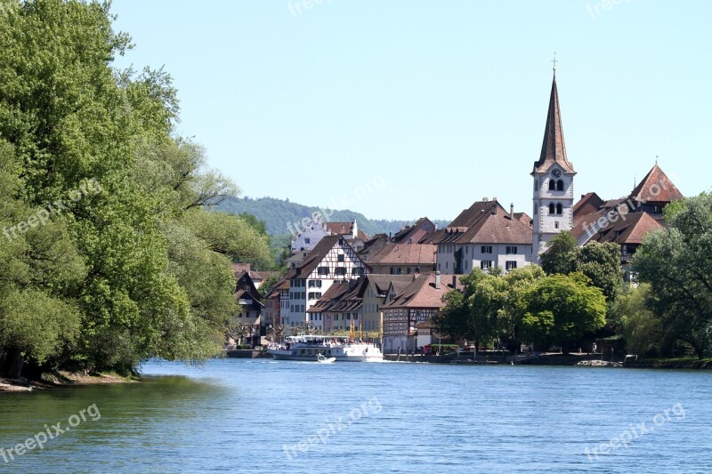 Rhine River Water Nature Channel