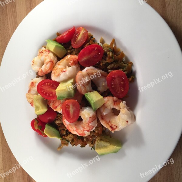 Shrimp Salad Avocado Free Photos