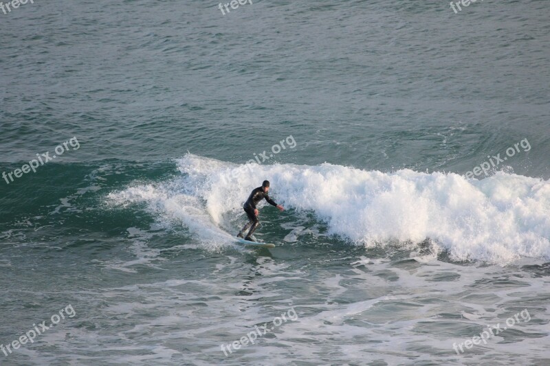 Surf Sea Wave Ocean Beach