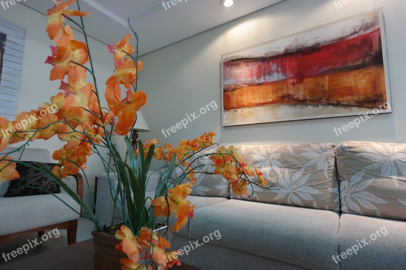 Apartment Decoration Building Flowers Design