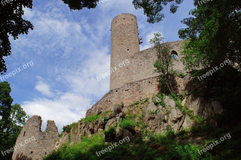 Castle Ruin Heritage Fortification France