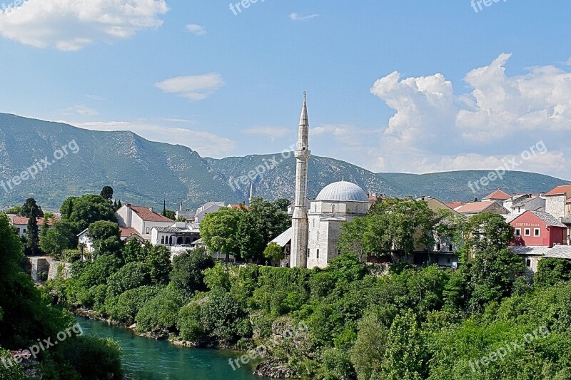 Mostar Bosnia Herzegovina Tourism Old