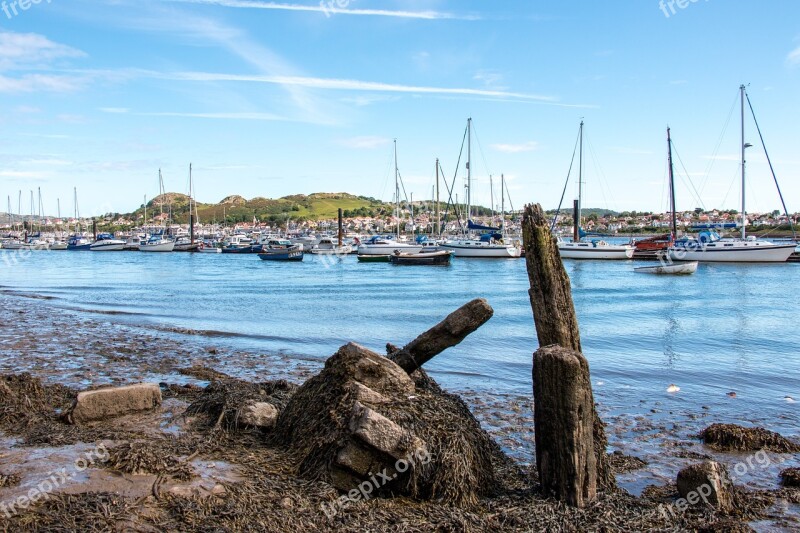 North Wales Conwy Bay Sea Bay Coast