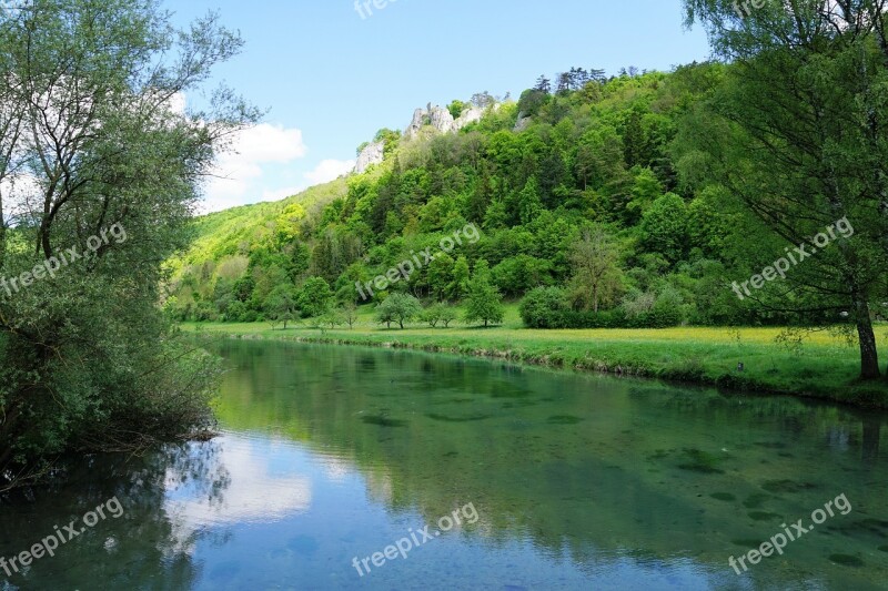 Blaubeuren Germany Nature Forest Landscape