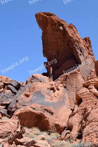 Desert Rock Formations The Valley Of Fire Geology Nevada