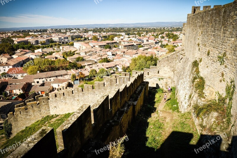 Carcassonne Medieval Aude Cathar Country Medieval Castle