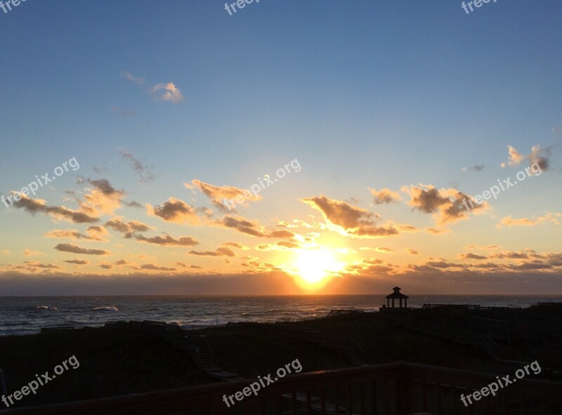 Sunrise Morning Dawn Atlantic Ocean