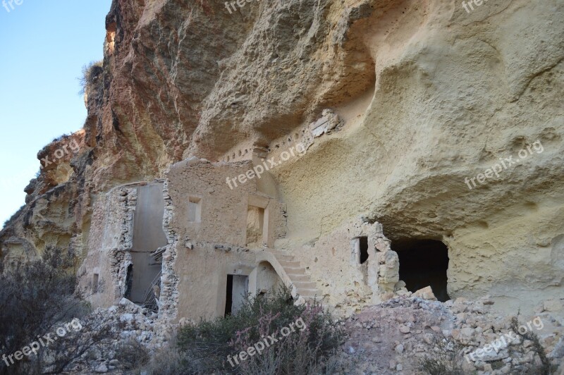 Ruins Rock Stone Landscape Cave