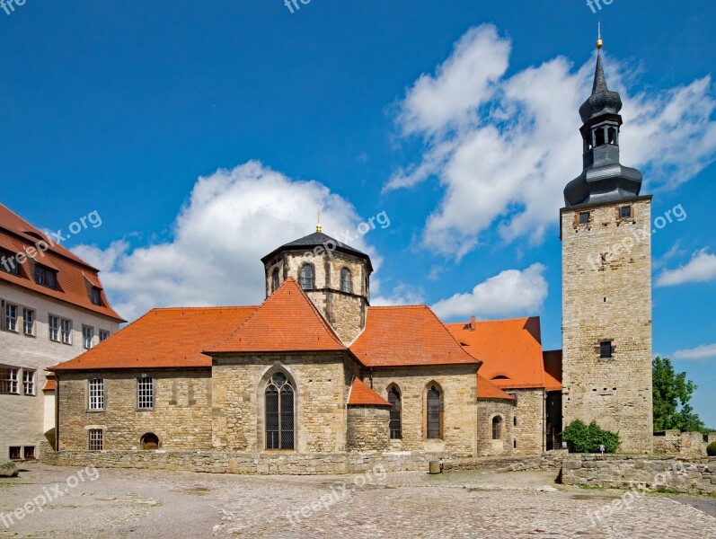 Castle Querfurt Saxony-anhalt Germany Architecture