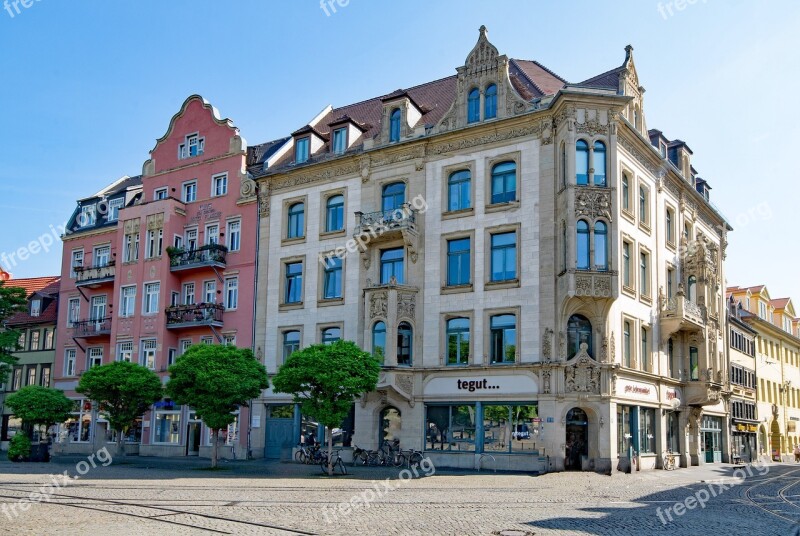 Cathedral Square Erfurt Thuringia Germany Germany Historic Center