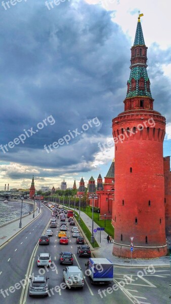 Moscow The Kremlin Capital The Center Of Moscow Beautiful Photo