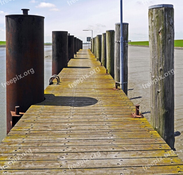 Investors Web Husum Outer Harbour Wadden Sea Ebb