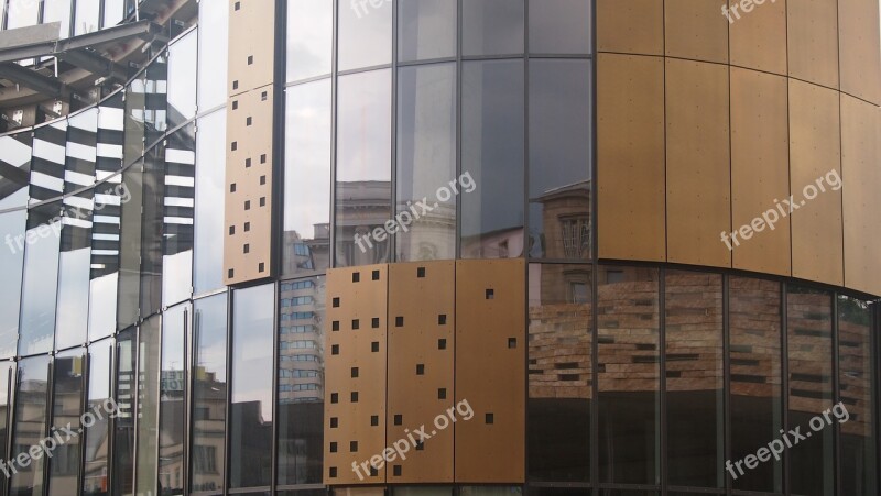 Wuppertal Döppersberg Construction Site Bahnhofplatz Mirroring