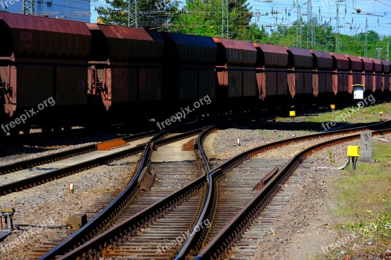 Freight Train Railway Train Transport Rail Traffic