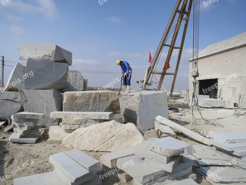 Stone Processing Factory The Scene China