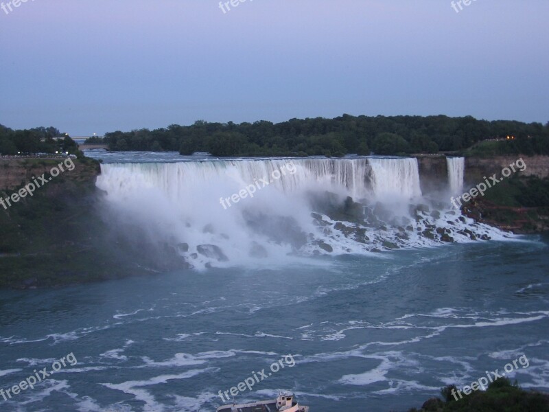 Niagara Falls Niagara Falls Water Waterfall