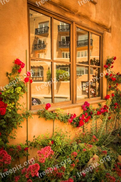 Santa Fe New Mexico Adobe Glass Free Photos