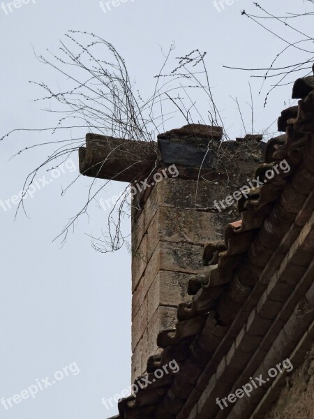 Buttress Church Stone Old Abandoned