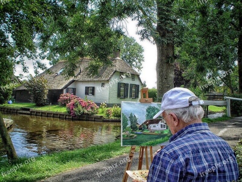 Giethoorn Farm House Cottage Village