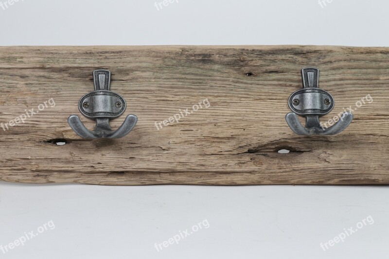 Hooks Wooden Driftwood Wood Design