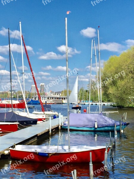 Hamburg Boat Wasser Travel Free Photos