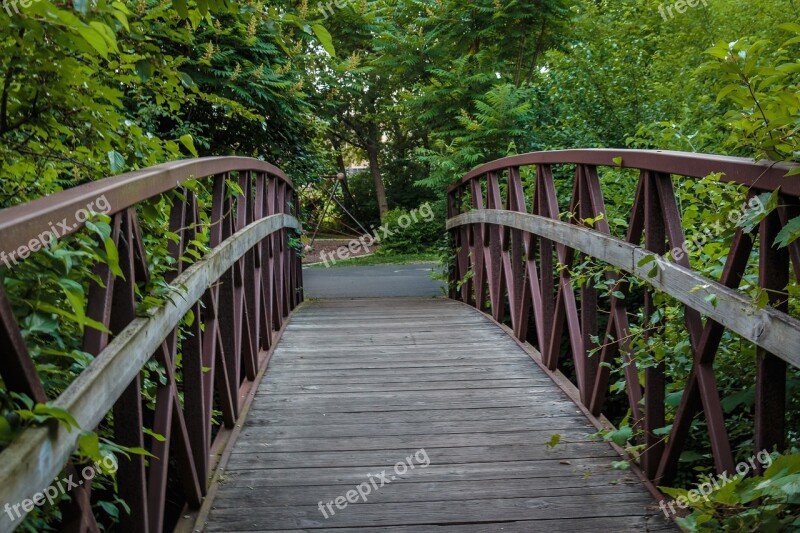 Bridge Nature Park Landscape Sightseeing