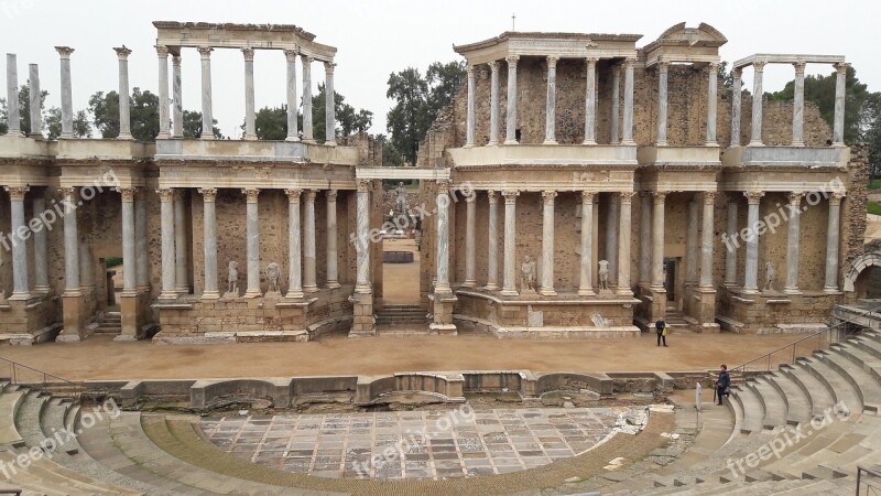 Building Ancient The Amphitheater Monument Ancient Times