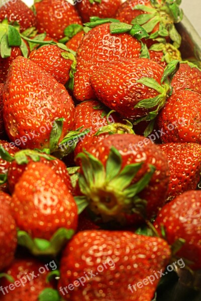 Strawberry Fruit Red Macro Beautiful