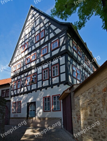 Erfurt Thuringia Germany Germany Historic Center Old Building