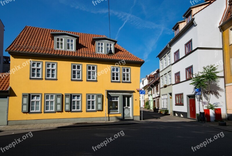 Erfurt Thuringia Germany Germany Historic Center Old Building