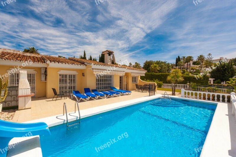 Swimming Pool Villa Holiday Spain Estate