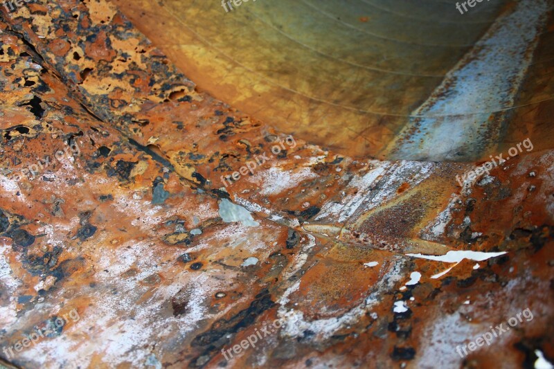 Rust Pipe Old Industry Metal