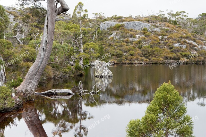 Wombat Pool Cradle Mountain Tasmania Nature Picturesque