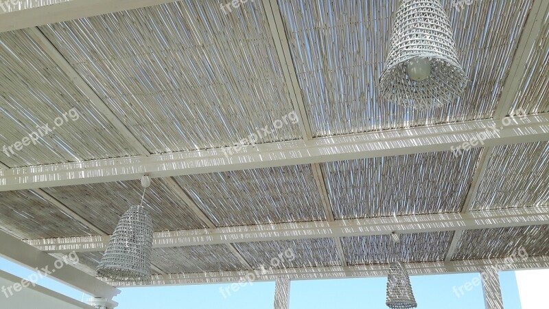 Ceiling Lights Beach Hut Free Photos