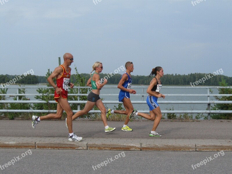 Marathon Race Runner Sport Running