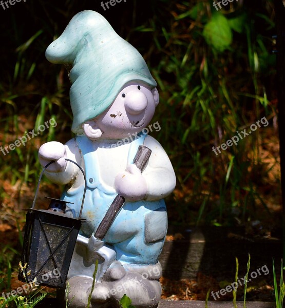 Garden Gnome Cap Figure Funny Sweet