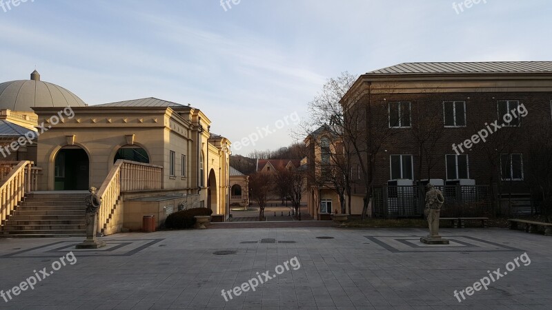 Hallyu Training Center Morning Building Free Photos