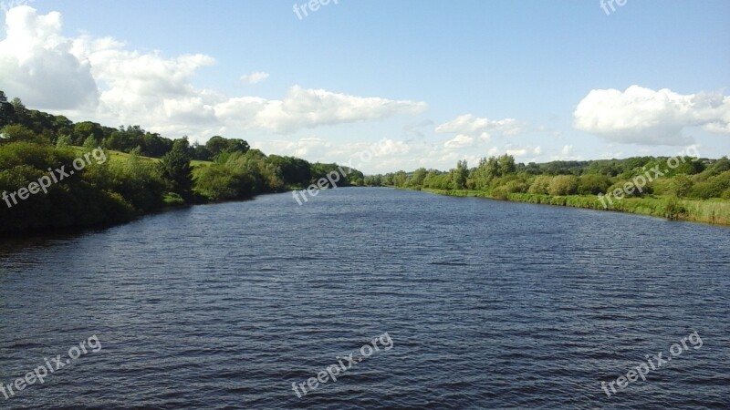 River Sky Blue Ireland Lush