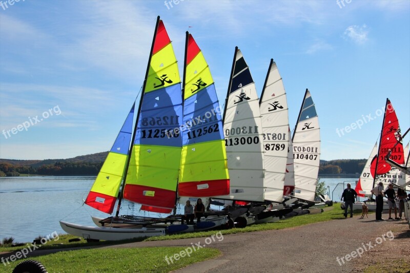 Sail Sailing Boats Water Sailing Vessel Blue