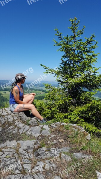 Mountain Hiking Feel Good Rest Free Photos