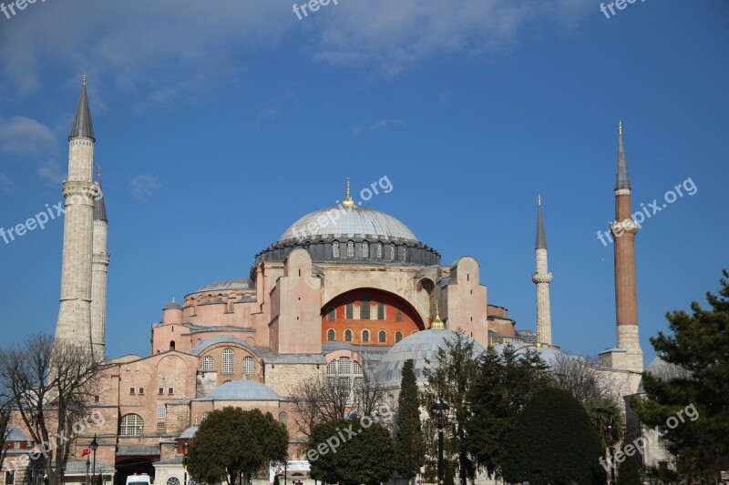 Hagia Sophia Istanbul Turkey Sultanahmet Cami