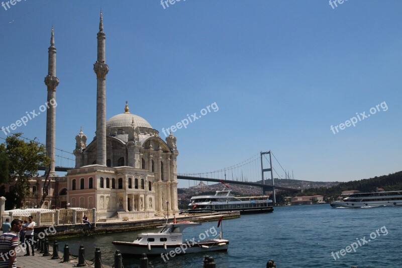 Istanbul Beşiktaş Ortakoy Landscape Ottoman