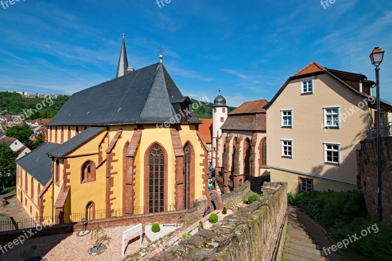 Wertheim Baden Württemberg Germany Church Historic Center