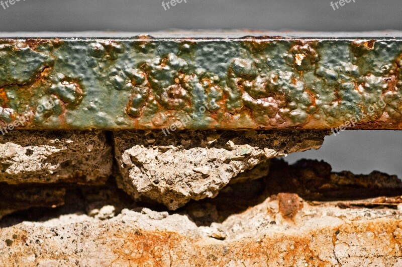 Old Metal Oxide Rust Texture