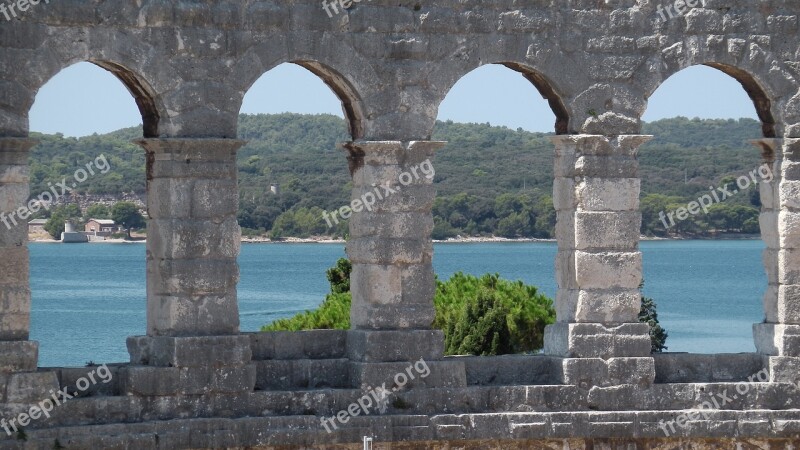 Pula Colosseum Places Of Interest Building Architecture