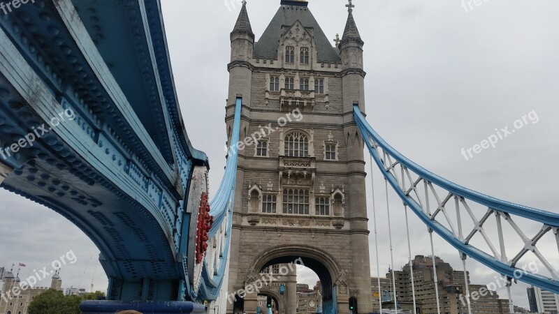 London Tower Bridge Bridge Uk England